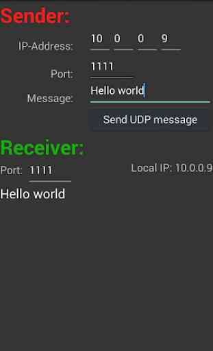 UDP RECEIVE and SEND PRO 3