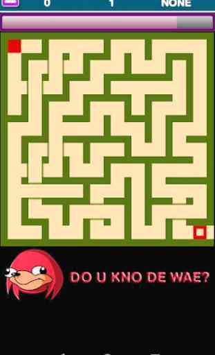 Ugandan Knuckles Maze Escape 2