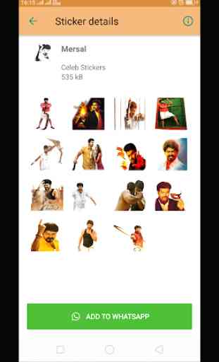 Vijay WAStickerApps : Tamil Stickers for Whatsapp 2