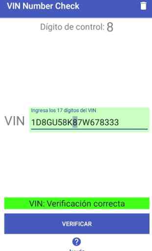 VIN Number Check - APU 2