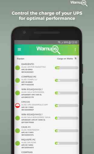 Wamups UPS / SAI Monitor, Temperature, Battery 3