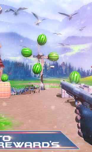 Watermelon Shooter: Free Fruit Shooting Games 2020 2