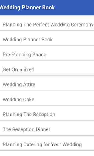 Wedding Planner Book 1