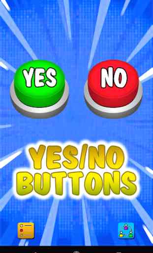 Yes & No Buttons - Answer Game 1