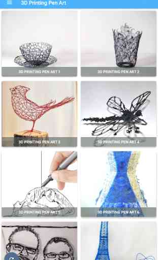 3D Printing Pen Art 1