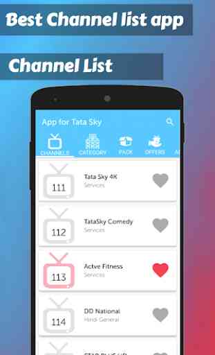 App for Tata Sky Channels List& Tata sky DTH Guide 1