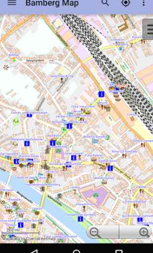 Bamberg Offline City Map 2