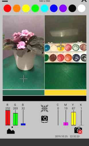 Camera Color ( detector CMYK RGB ) 4