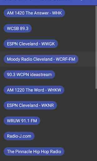 Cleveland OH Radio Stations 1