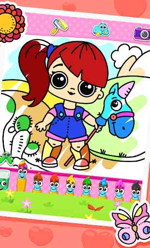 Coloring dolls. 2