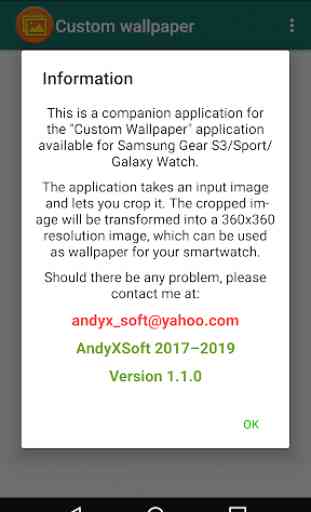 Custom wallpaper - Samsung smartwatch 4