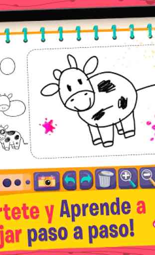 Dibujar y Colorear: La Vaca Lola™ 2