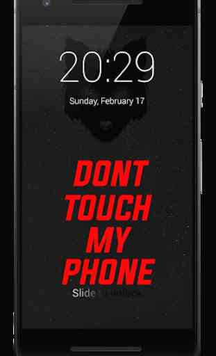Don't Touch My Phone HD Lock Screen 4