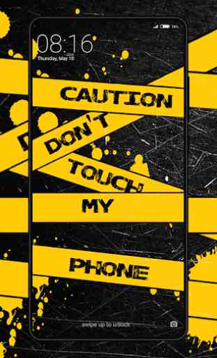 Don't Touch My Phone Wallpaper 1