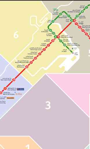 Dubai Metro Map 2