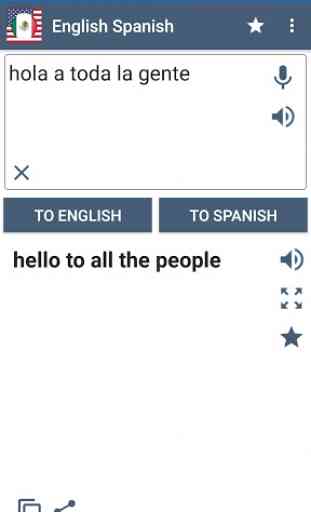 English Spanish Translator 2