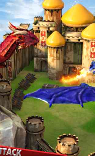 Flying Dragon Battle Simulator : City Attack 2