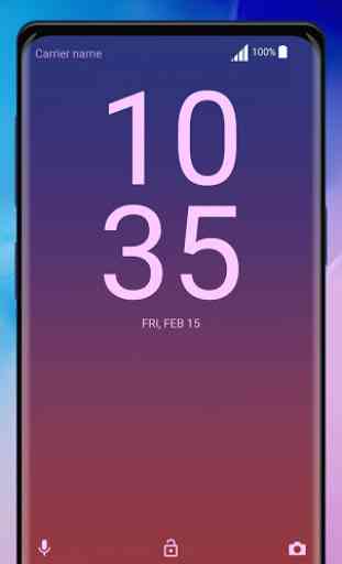 Galaxy S10 blue-rose | Xperia™ Theme 3