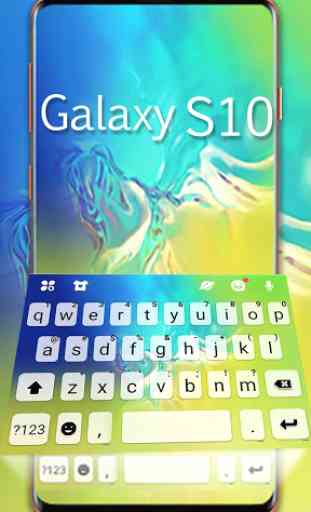 Galaxy S10 New Keyboard Theme 1