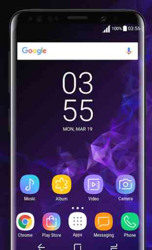 Galaxy S9 purple Theme Xperia™ 1