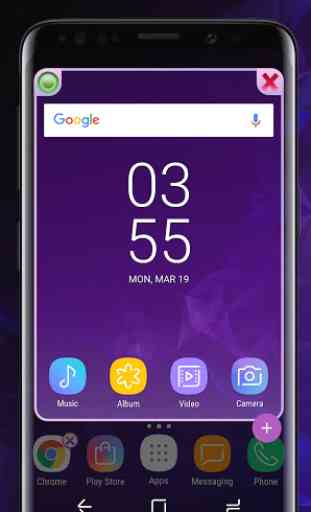 Galaxy S9 purple Theme Xperia™ 4