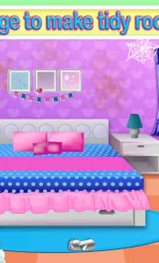 Girls Home Cleaning: Bedroom Makeover & Repairs 1