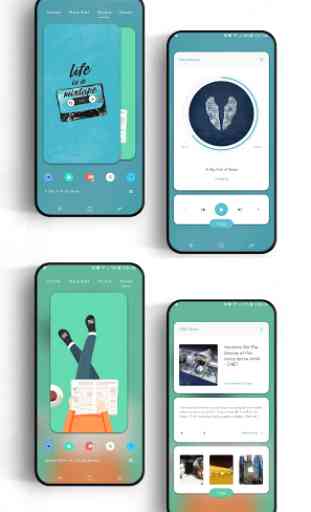 MaterializedHome for KLWP 3