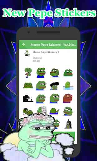 Meme Pepe Stickers - WAstickersApps 1