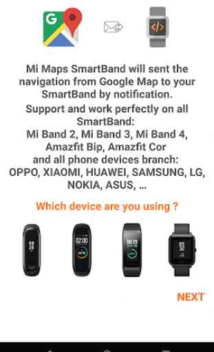 Mi Maps SmartBand 4