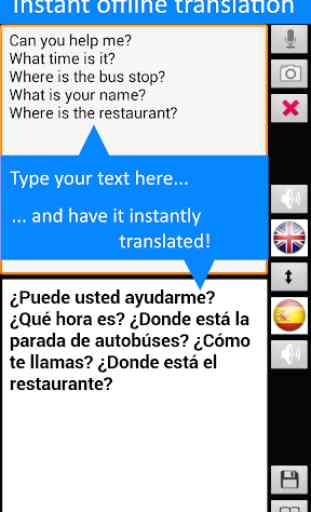 Offline Translator: Spanish-English Free Translate 3
