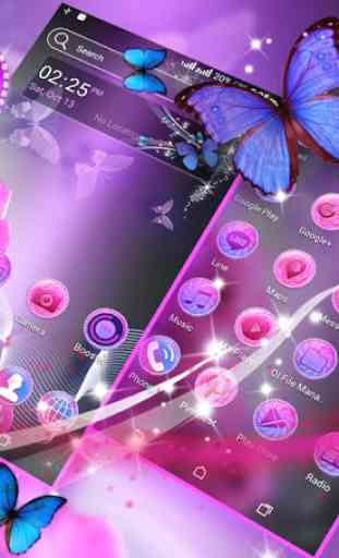 Pink Rose Launcher Theme 1