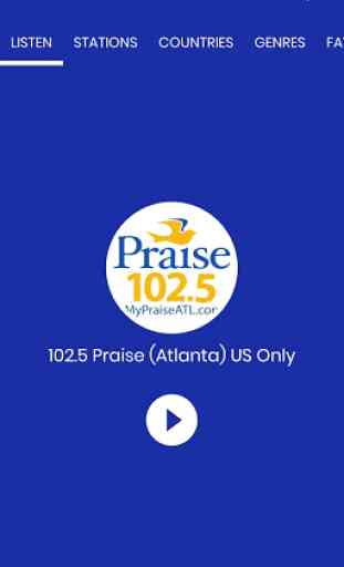 Praise Atlanta Gospel Radio 102.5 FM 1