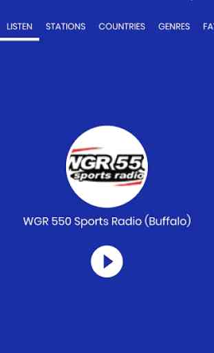 Radio WGR 550 Buffalo 1
