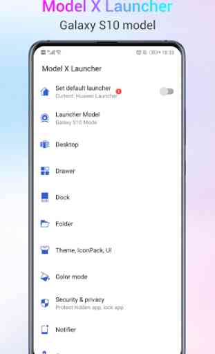 S9/S10 Launcher plugin for X Launcher 3