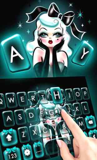 Sexy Girl Keyboard Theme 2