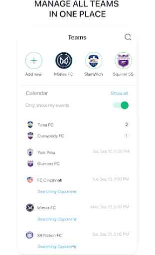 Sport5S: Team Manager App 1