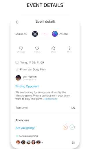 Sport5S: Team Manager App 3