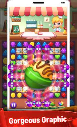 Sweet Candy POP : Match 3 Puzzle 4