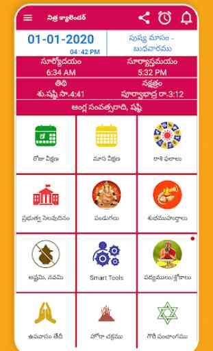 Telugu Calendar 2020 Telugu Panchangam 2