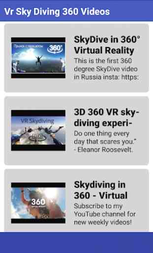 VR Sky Diving 360 View 3