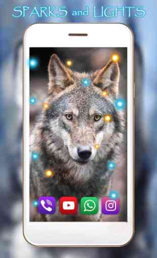 Wild Wolf HD live wallpaper 3