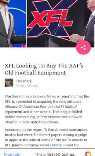 XFL News Hub 2