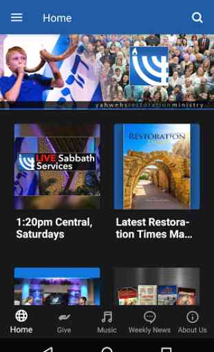 Yahweh's Restoration Ministry 1