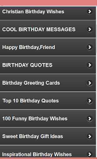 All Type Birthday Wishing SMS 3