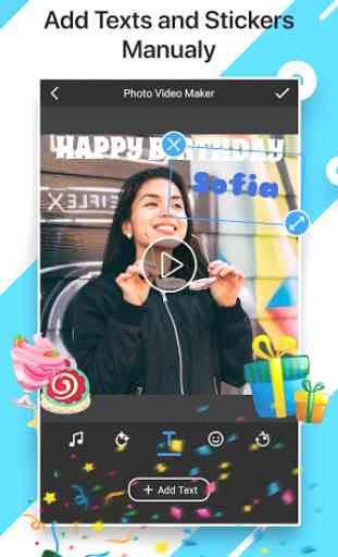 Birthday Video Maker with Song and Name 4