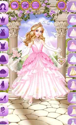 Cinderella Wedding Dress Up 1