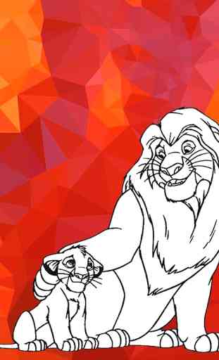 Coloring book of Lion King 1