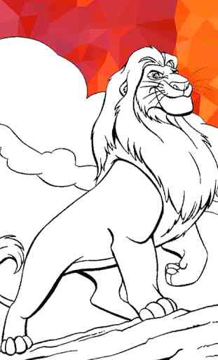 Coloring book of Lion King 2