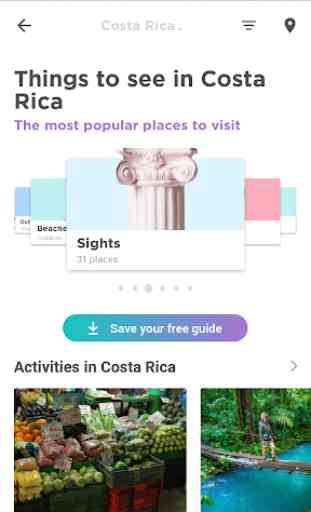 Costa Rica Travel Guide in English with map 2