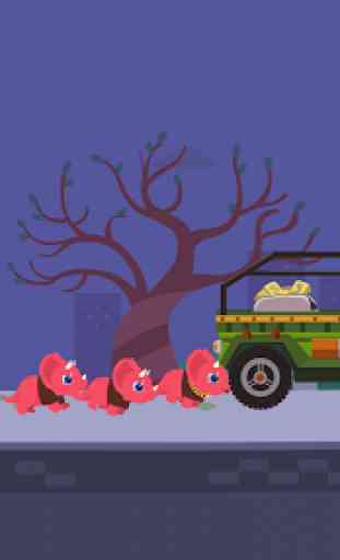 Dinosaur Police Car - Police Chase Games for Kids 1